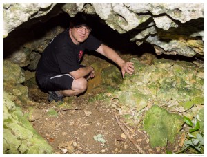 Im Eingangsbereich der Bambergerhöhle